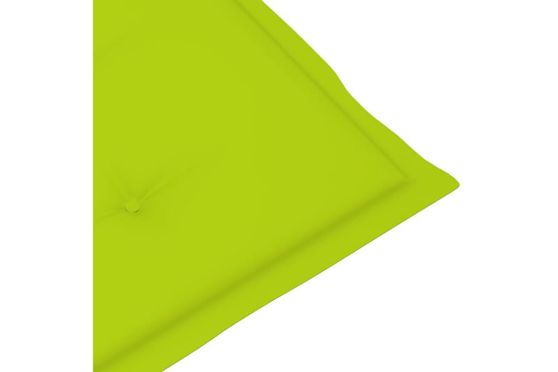 Dynor för Trädgårdsstolar 6 st ljusgrön 100x50x4 cm - Grön - Utemöbler - Utestol & trädgårdsstol - Matstol & karmstol utomhus