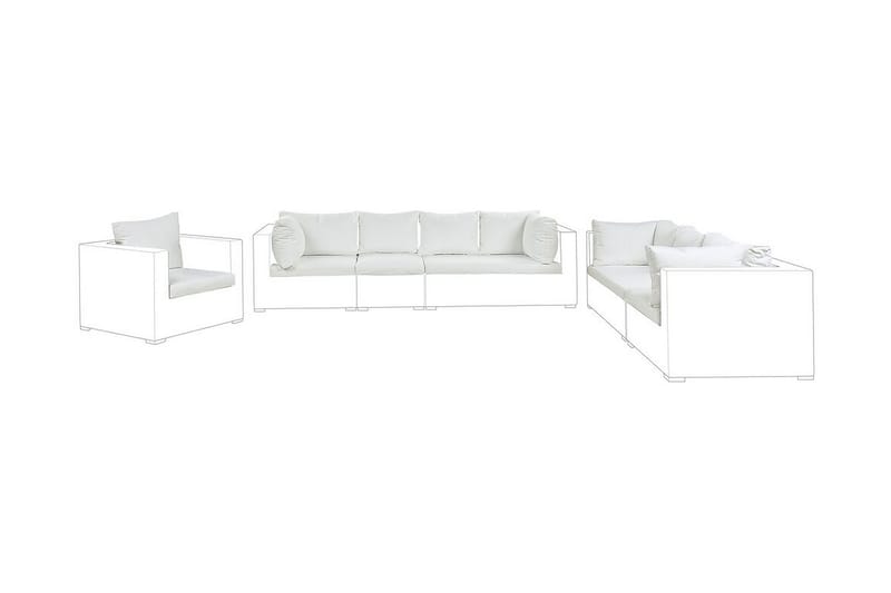 Melantha Dynfodral 75x120 cm - Krämvit - Utemöbler - Dynor - Sittdynor & ryggdynor utemöbler