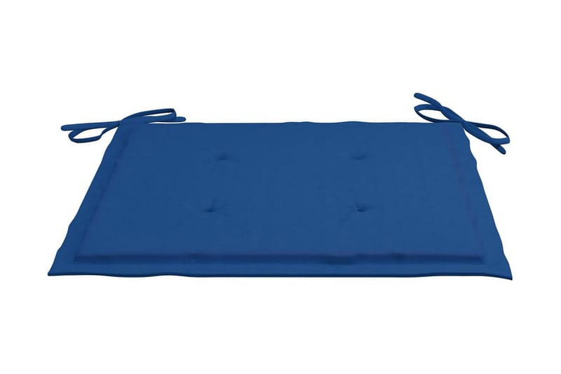 Sittdynor för trädgården 2 st kungsblå 50x50x4 cm tyg - Blå - Utemöbler - Dynor - Sittdynor & ryggdynor utemöbler