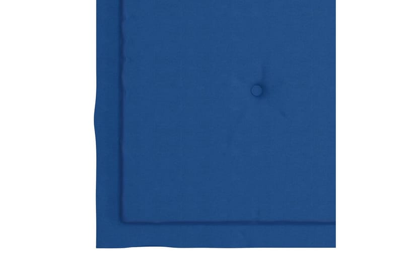 Sittdynor för trädgården 2 st kungsblå 50x50x4 cm tyg - Blå - Utemöbler - Dynor - Sittdynor & ryggdynor utemöbler