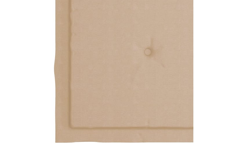 Sittdynor för trädgården 6 st beige 50x50x4 cm tyg - Beige - Utemöbler - Dynor - Sittdynor & ryggdynor utemöbler