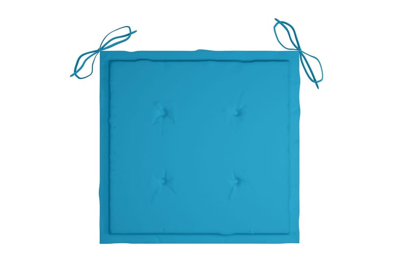 Sittdynor för trädgården 6 st kungsblå 50x50x4 cm tyg - Blå - Utemöbler - Dynor - Sittdynor & ryggdynor utemöbler