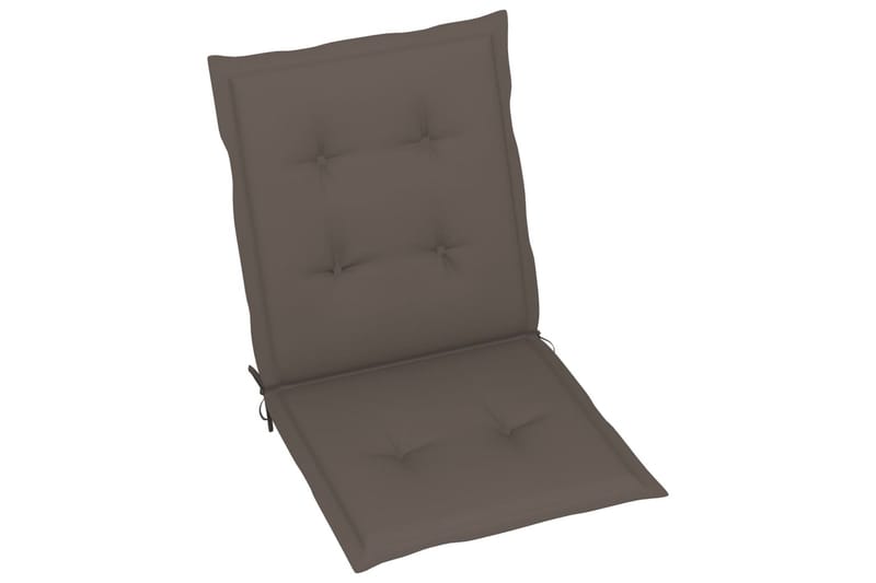 Sittdynor för trädgården 6 st taupe 100x50x4 cm - Brun - Utemöbler - Dynor - Sittdynor & ryggdynor utemöbler
