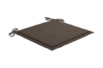 Sittdynor för trädgården 6 st taupe 40x40x4 cm tyg