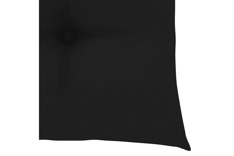 Stolsdynor 4 st svart 50x50x7 cm tyg - Svart - Utemöbler - Dynor - Sittdynor & ryggdynor utemöbler