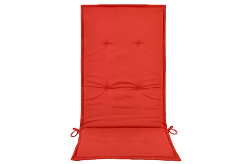 Stolsdynor för trädgården 2 st 120x50x3 cm röd - Röd - Utemöbler - Dynor - Sittdynor & ryggdynor utemöbler