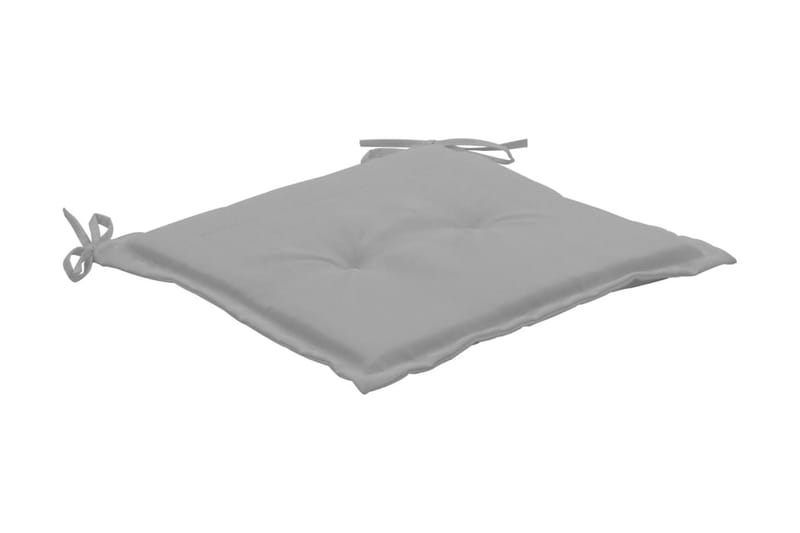 Stolsdynor för trädgården 2 st grå 50x50x3 cm - Grå - Utemöbler - Dynor - Sittdynor & ryggdynor utemöbler