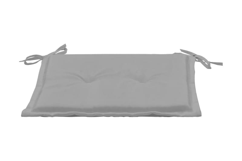 Stolsdynor för trädgården 2 st grå 50x50x3 cm - Grå - Utemöbler - Dynor - Sittdynor & ryggdynor utemöbler