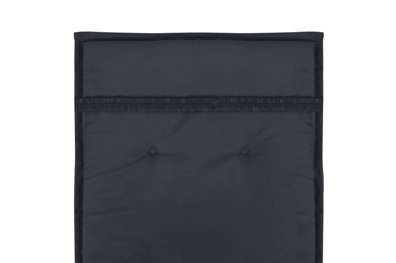 Stolsdynor för trädgården 4 st 120x50x3 cm antracit - Grå - Utemöbler - Dynor - Sittdynor & ryggdynor utemöbler
