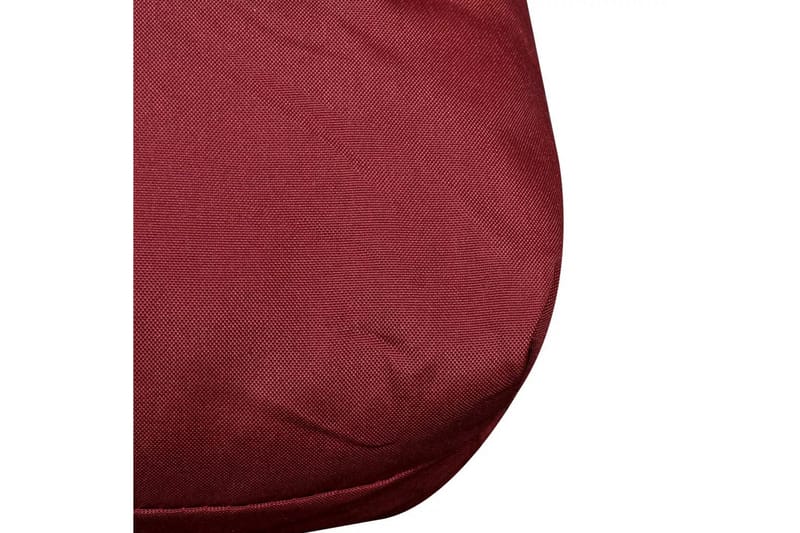Stoppad sittkudde Vinröd 120x80x10 cm - Röd - Utemöbler - Dynor - Sittdynor & ryggdynor utemöbler