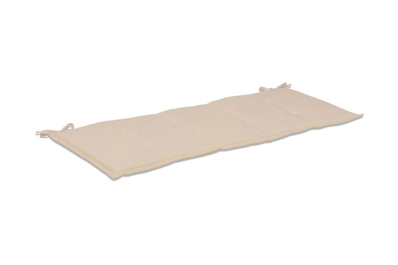 Bänkdyna för trädgården 120x50x3 cm gräddvit - Vit - Utemöbler - Dynor - Soffdynor & bänkdynor utemöbler