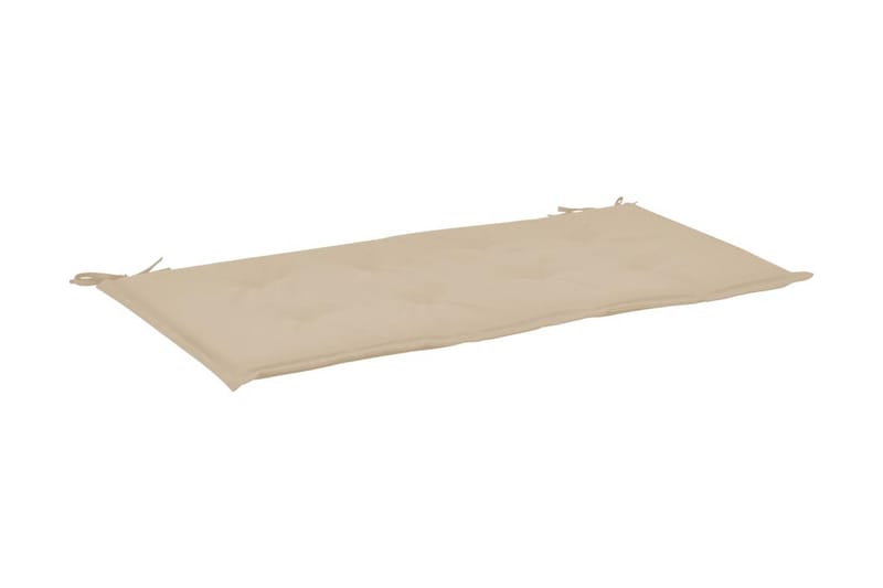 Bänkdyna för trädgården beige 120x50x3 cm - Beige - Utemöbler - Dynor - Soffdynor & bänkdynor utemöbler