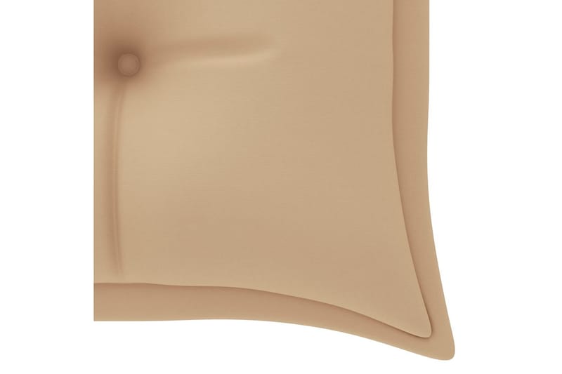 Bänkdyna för trädgården beige 150x50x7 cm tyg - Beige - Utemöbler - Dynor - Sittdynor & ryggdynor utemöbler