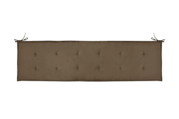 Dyna för Trädgårdsbänk taupe 180x50x3 cm