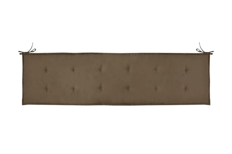Dyna för Trädgårdsbänk taupe 180x50x3 cm - Brun - Utemöbler - Dynor - Soffdynor & bänkdynor utemöbler