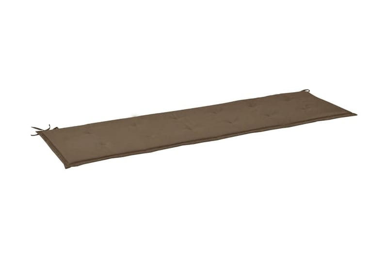 Dyna för Trädgårdsbänk taupe 180x50x3 cm - Brun - Utemöbler - Dynor - Soffdynor & bänkdynor utemöbler