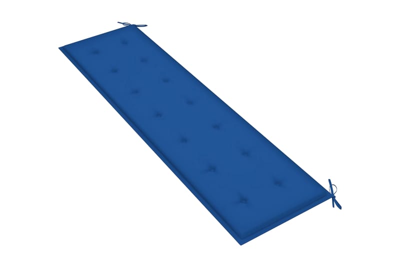 Dyna till trädgårdsbänk kungsblå 180x50x4 cm tyg - Royalblå - Utemöbler - Dynor - Soffdynor & bänkdynor utemöbler