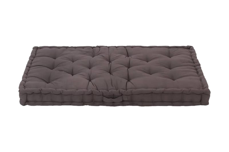 Dyna till pallsoffa bomull 120x80x10 cm antracit - Grå - Utemöbler - Dynor - Soffdynor & bänkdynor utemöbler