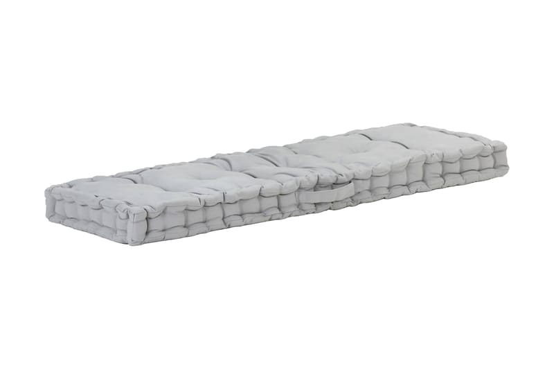 Dyna till pallsoffa bomull 120x40x7 cm grå - Grå - Utemöbler - Dynor - Soffdynor & bänkdynor utemöbler