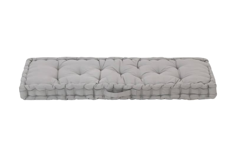 Dyna till pallsoffa bomull 120x40x7 cm grå - Grå - Utemöbler - Dynor - Soffdynor & bänkdynor utemöbler