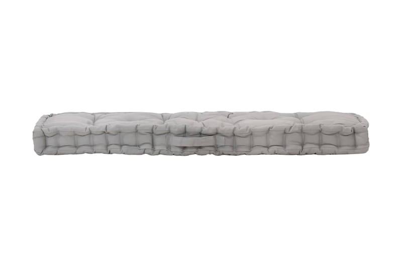Dyna till pallsoffa bomull 120x40x7 cm grå - Grå - Utemöbler - Dynor - Soffdynor & bänkdynor utemöbler