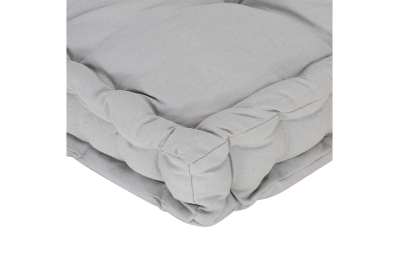 Dyna till pallsoffa bomull 120x40x7 cm grå - Grå - Utemöbler - Dynor - Soffdynor & bänkdynor utemöbler