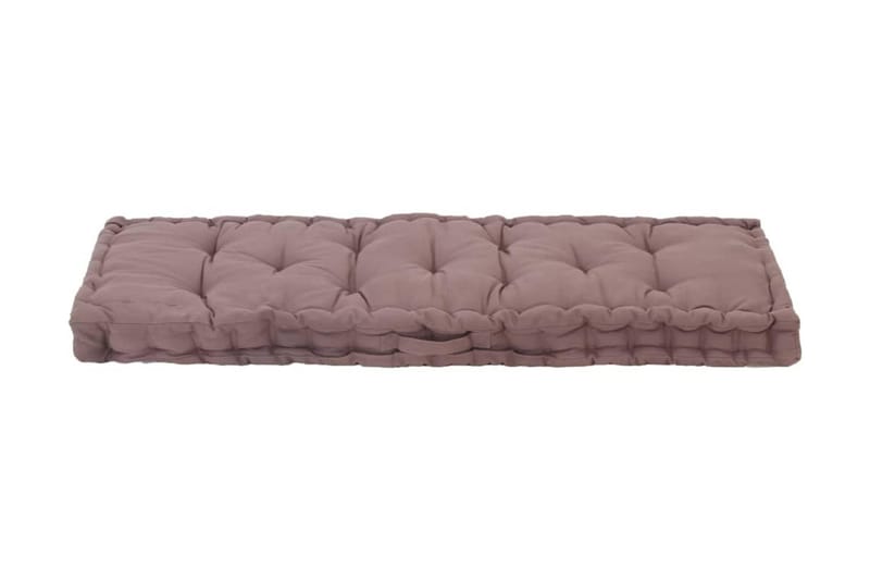 Dyna till pallsoffa bomull 120x40x7 cm taupe - Brun - Soffdynor & bänkdynor utemöbler