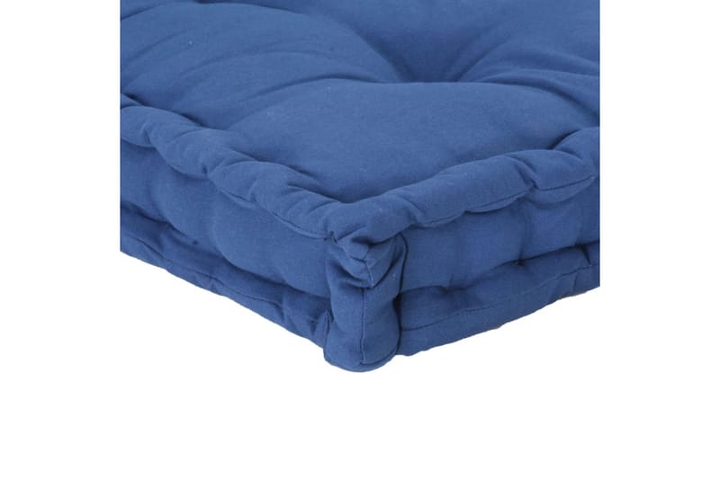 Dyna till pallsoffa bomull 120x40x7 cm ljusblå - Blå - Utemöbler - Dynor - Soffdynor & bänkdynor utemöbler