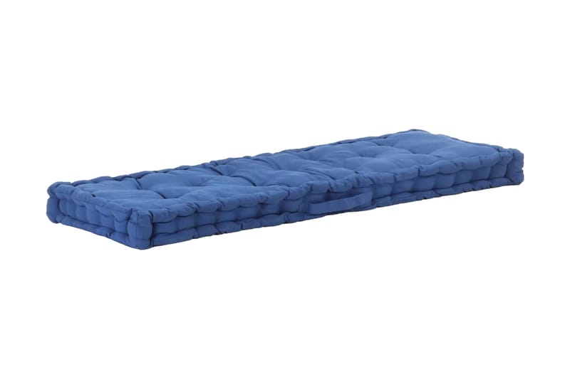 Dyna till pallsoffa bomull 120x40x7 cm ljusblå - Blå - Utemöbler - Dynor - Soffdynor & bänkdynor utemöbler