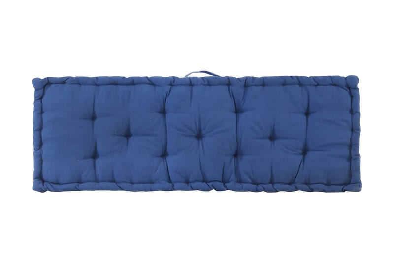 Dyna till pallsoffa bomull 120x40x7 cm ljusblå - Blå - Utemöbler - Dynor - Soffdynor & bänkdynor utemöbler