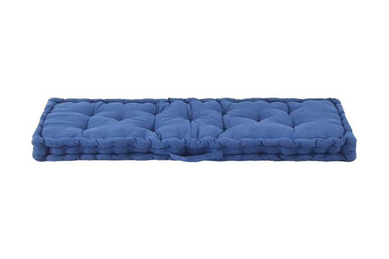 Dyna till pallsoffa bomull 120x40x7 cm ljusblå - Blå - Utemöbler - Dynor - Soffdynor & bänkdynor utemöbler
