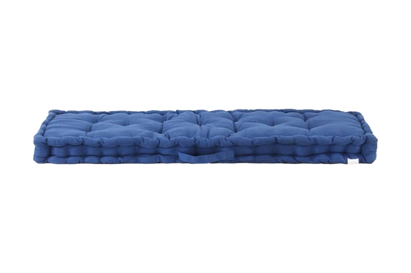 Dyna till pallsoffa bomull 120x40x7 cm ljusblå - Blå - Utemöbler - Dynor - Soffdynor & bänkdynor utemöbler