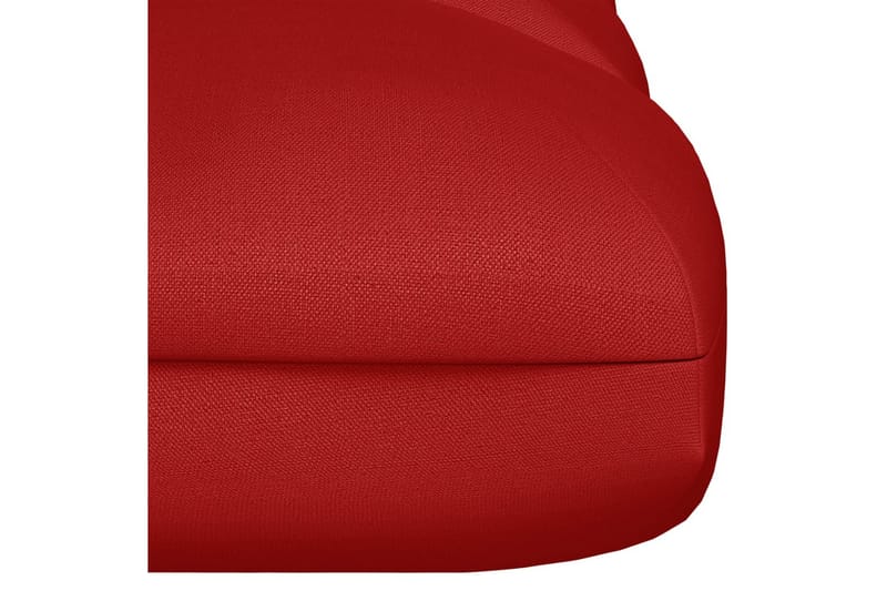 Dyna till pallsoffa röd 120x80x10 cm - Röd - Soffdynor & bänkdynor utemöbler