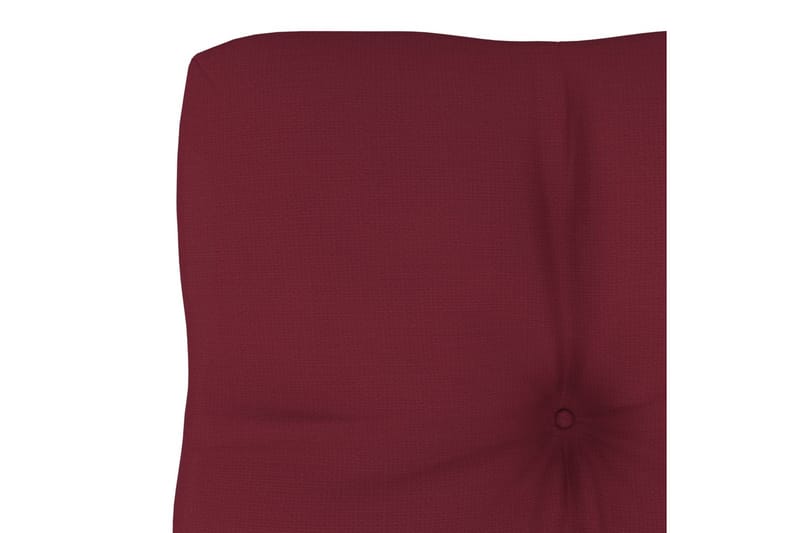 Dyna till pallsoffa vinröd 60x40x10 cm - Röd - Utemöbler - Dynor - Soffdynor & bänkdynor utemöbler