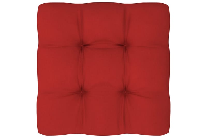Dyna till pallsoffa röd 80x80x10 cm - Röd - Soffdynor & bänkdynor utemöbler
