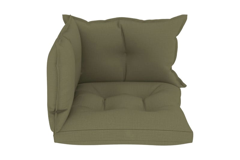 Dynor till pallsoffa 3 st beige tyg - Beige - Utemöbler - Dynor - Soffdynor & bänkdynor utemöbler