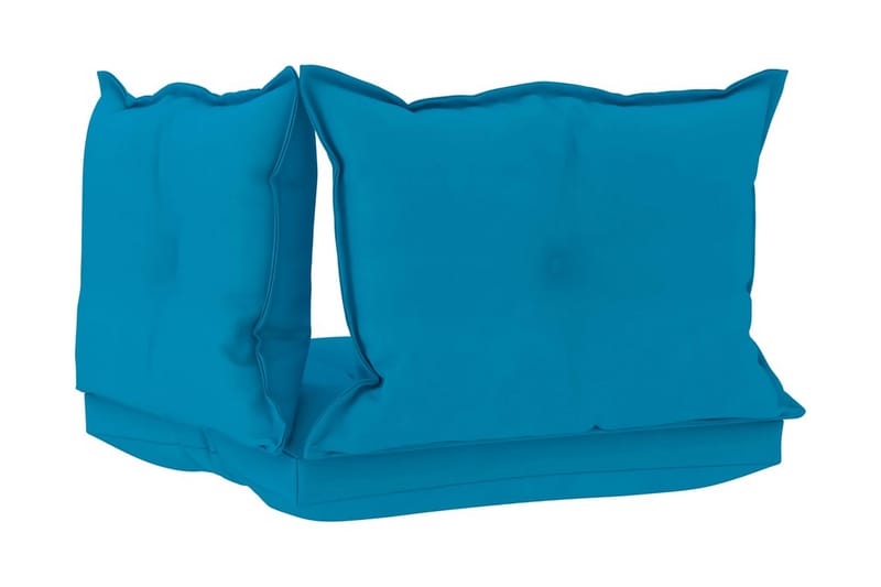 Dynor till pallsoffa 3 st bl�å tyg - Blå - Soffdynor & bänkdynor utemöbler