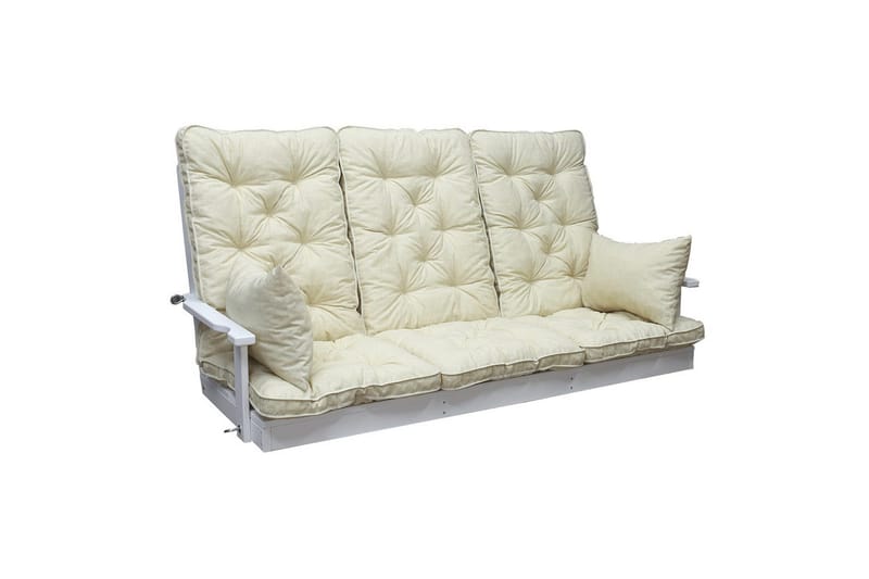 Soffdyna med ryggstöd Maxi Hög Rygg med Sidokuddar Beige - Beige - Utemöbler - Dynor - Hammockdynor