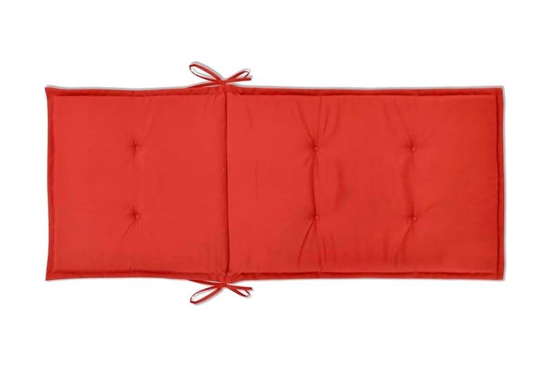 Stolsdynor för trädgården 4 st 120x50x3 cm röd - Röd - Utemöbler - Dynor - Soffdynor & bänkdynor utemöbler