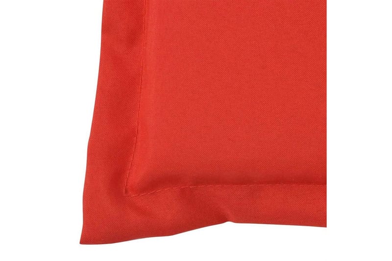 Stolsdynor för trädgården 4 st 120x50x3 cm röd - Röd - Utemöbler - Dynor - Soffdynor & bänkdynor utemöbler