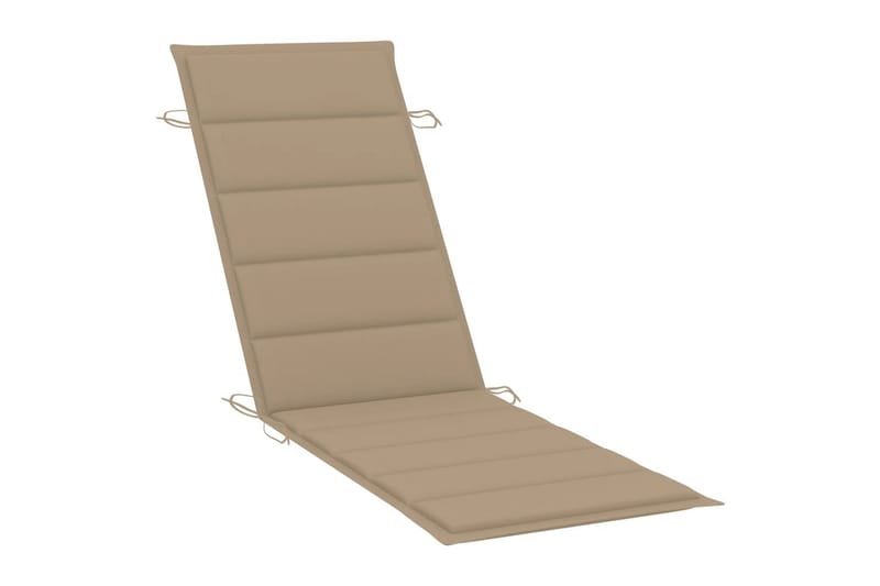 Solsängsdyna beige 186x58x3 cm - Beige - Utemöbler - Dynor - Dyna solsäng