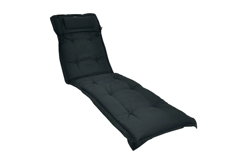 Canyon Solsängsdyna med nackkudde Fritab Black - Utemöbler - Dynor - Dyna solsäng