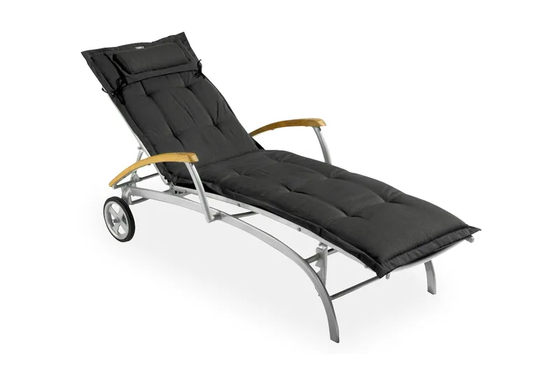 Canyon Solsängsdyna med nackkudde Fritab Dark grey - Utemöbler - Dynor - Dyna solsäng