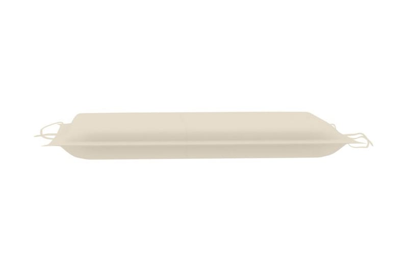 Solsängsdyna gräddvit 186x58x3 cm - Vit - Utemöbler - Dynor - Dyna solsäng
