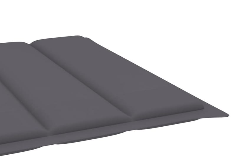 Solsängsdyna antracit 200x60x3 cm tyg - Grå - Utemöbler - Dynor - Dyna solsäng