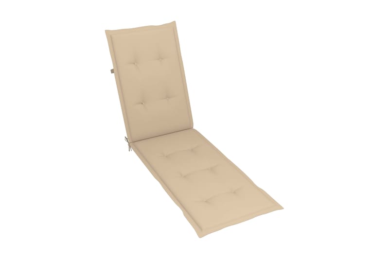 Solsängsdyna beige (75+105)x50x3 cm - Beige - Dyna solsäng