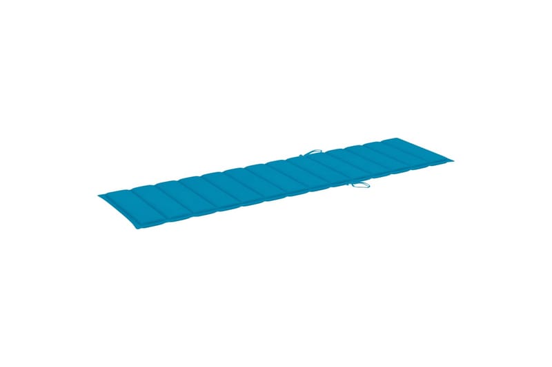 Solsängsdyna blå 200x50x3 cm tyg - Blå - Utemöbler - Dynor - Dyna solsäng