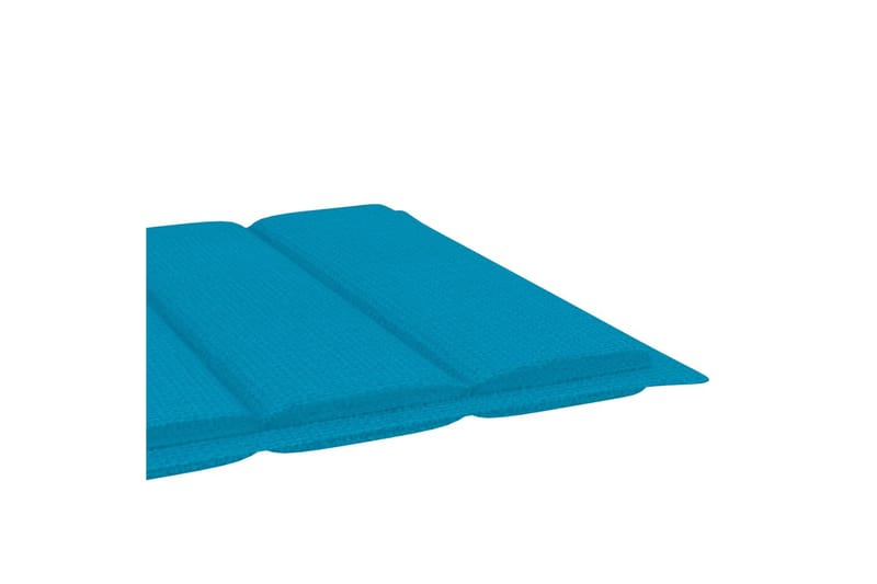 Solsängsdyna blå 200x50x3 cm tyg - Blå - Utemöbler - Dynor - Dyna solsäng