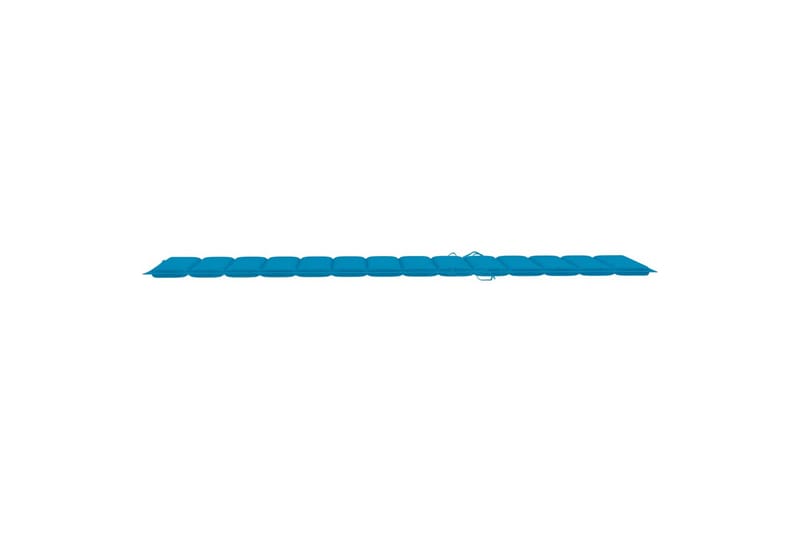 Solsängsdyna blå 200x50x3 cm tyg - Blå - Utemöbler - Dynor - Dyna solsäng