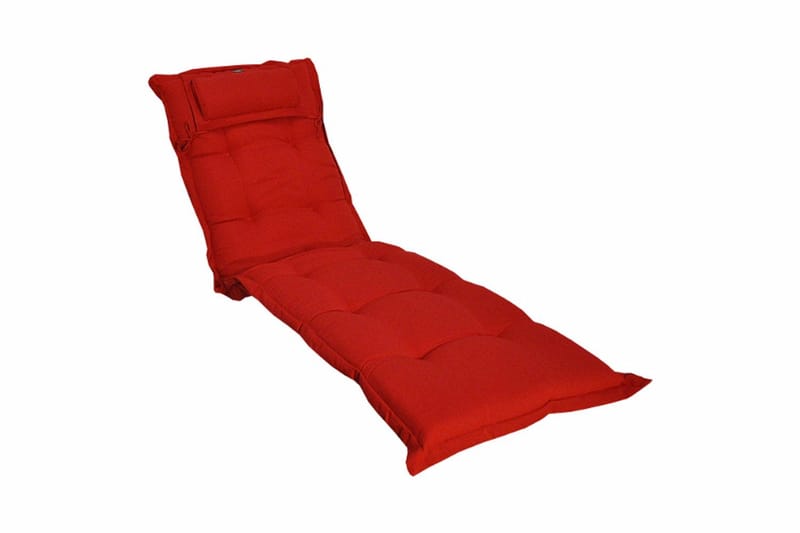 Solsängsdyna Fritab Canyon Solsängsdyna med nackkudde Röd - Utemöbler - Dynor - Dyna solsäng